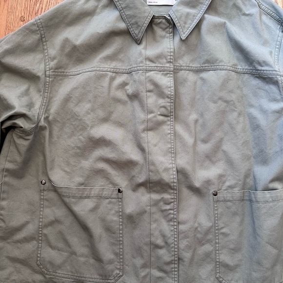 Olive Green Jacket Osos Design Size 18 - Picture 2 of 7